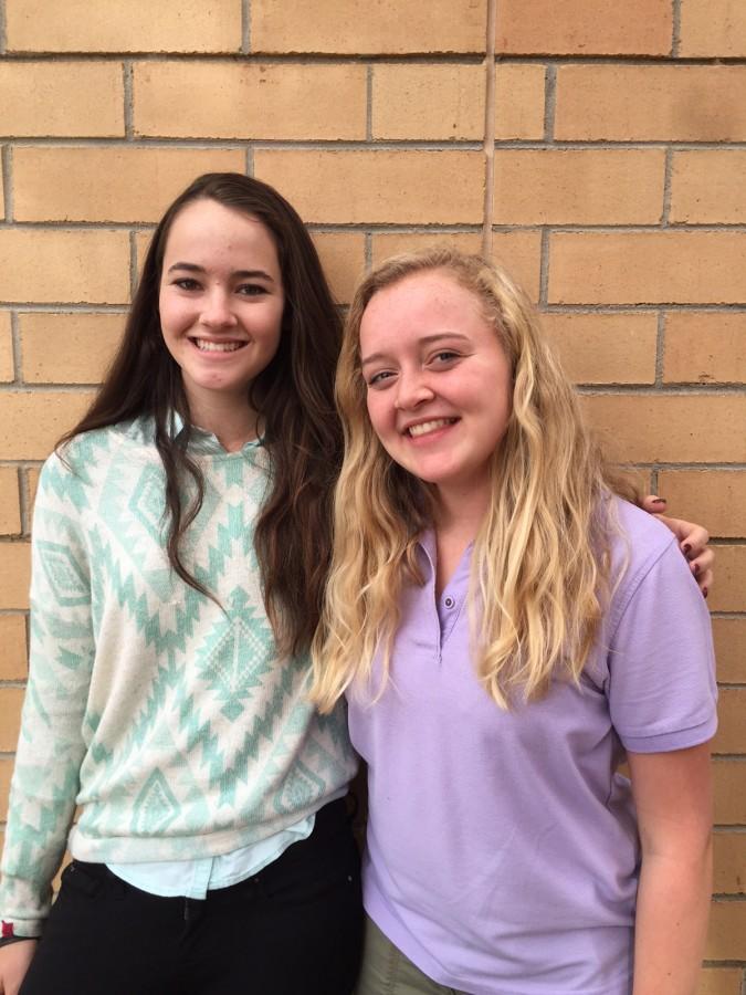 Junior Speech and Debate Captains Catherine Stevinson '17 and Georgia Ray '17