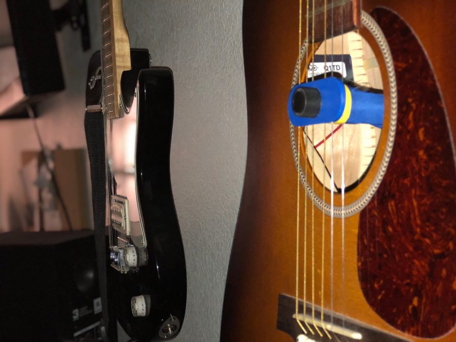 Andrew Holt’s Guitars - Photo Taken by Emma Proctor ’19