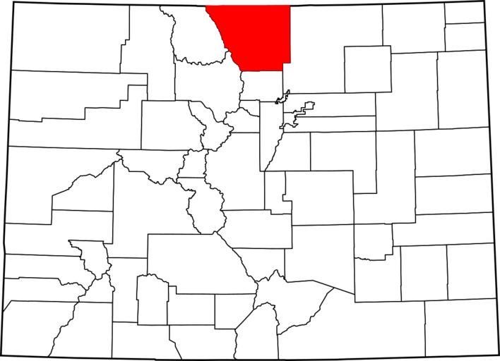 Here is where Larimer County is located in Colorado. Photo from Creative Commons