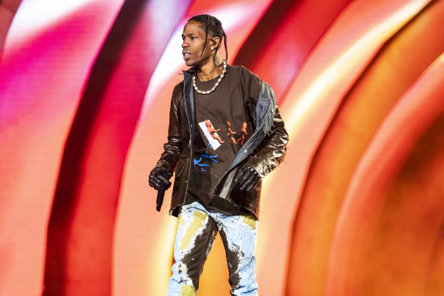 Travis Scott performs at Astroworld.  (Photo by Erika Goldring)