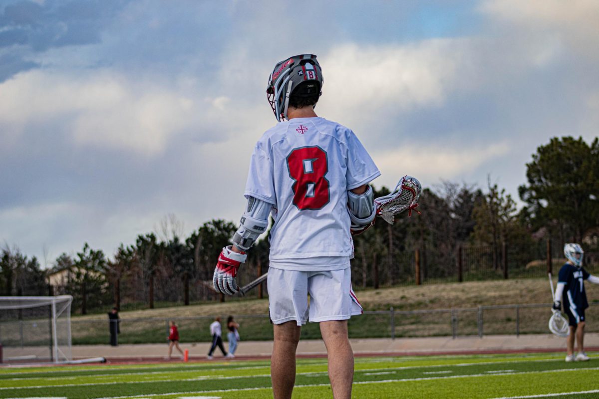 Freshman Will Cornell waiting for the ball against Valor